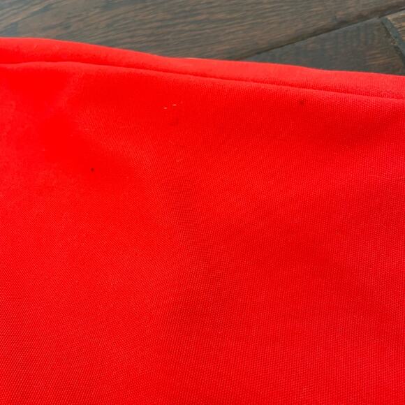 Vintage Bonnie Cashin Rain Coat Classic Red Grey Toggle Button Union Made READ - Picture 12 of 16